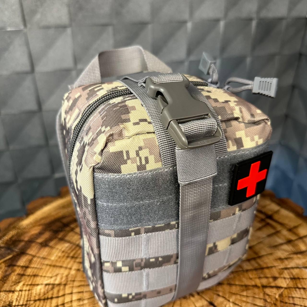 Подсумок для аптечки быстрого сброса стандарт НАТО Пиксель - фото 3 Подсумок для аптечки быстрого сброса стандарт НАТО Пиксель - фото 3
