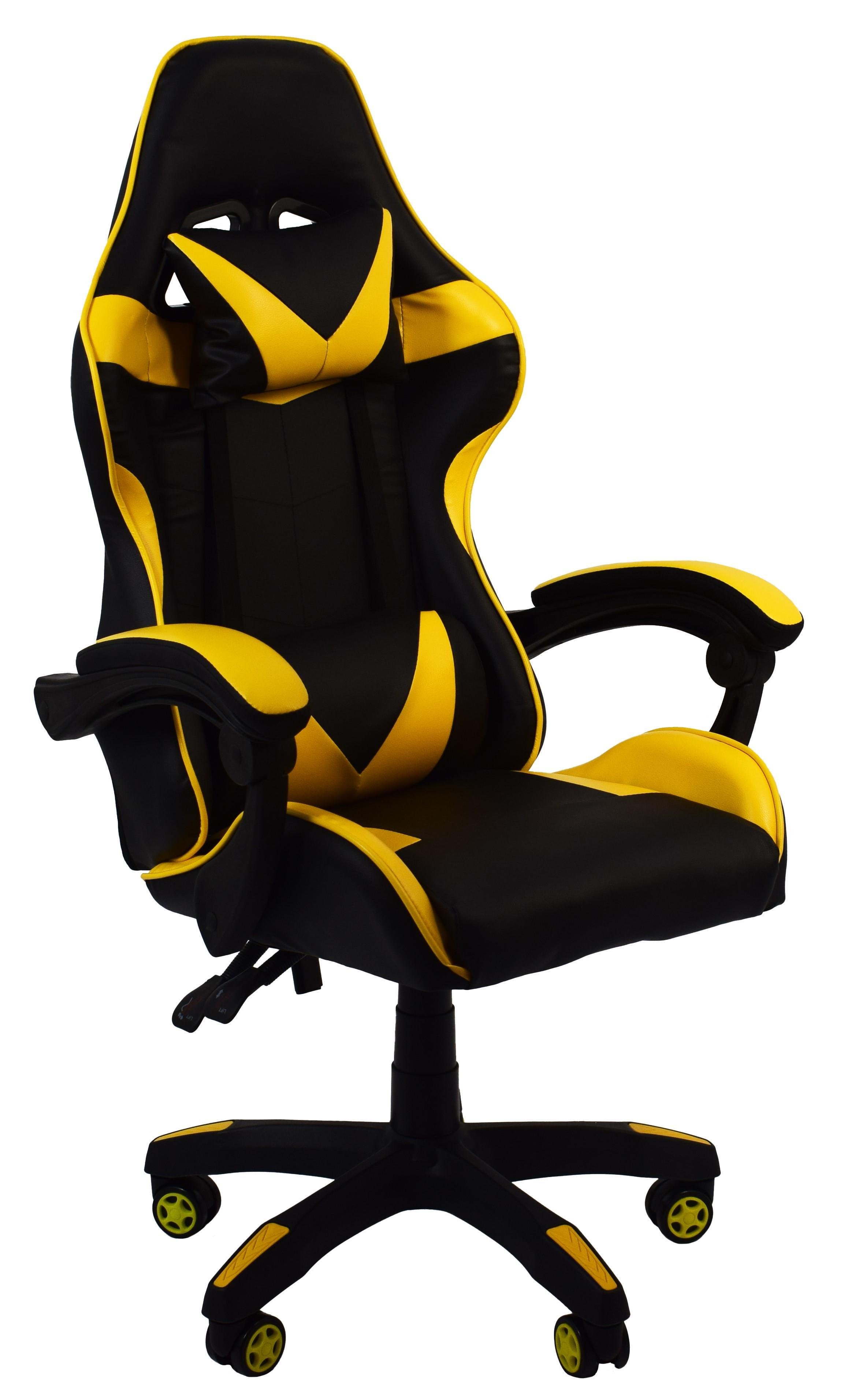 Крісло офісне комп'ютерне Bonro B-810 Жовтий (3545) - фото 14