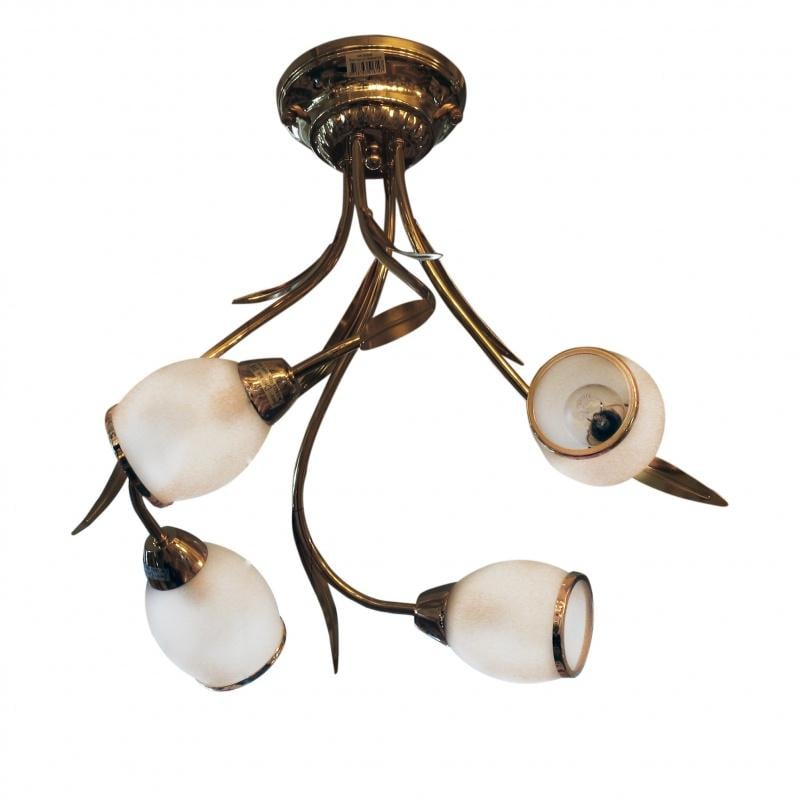 Люстра на 4 плафона Brille LK-156S/4 FGD флористика
