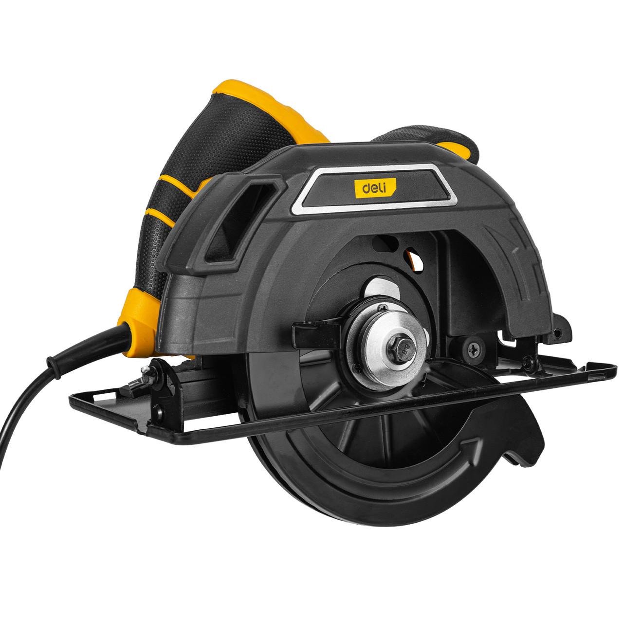 Пила циркулярная Deli Tols EDL-YJ185-E1 1300W7-1/4"24T (2591125201) - фото 5 Пила циркулярная Deli Tols EDL-YJ185-E1 1300W7-1/4"24T (2591125201) - фото 5