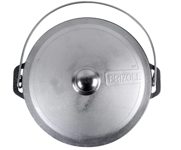 Котел чугунный туристический Brizoll с алюминиевой крышкой 12 л (KT12-4) - фото 4 Котел чугунный туристический Brizoll с алюминиевой крышкой 12 л (KT12-4) - фото 4