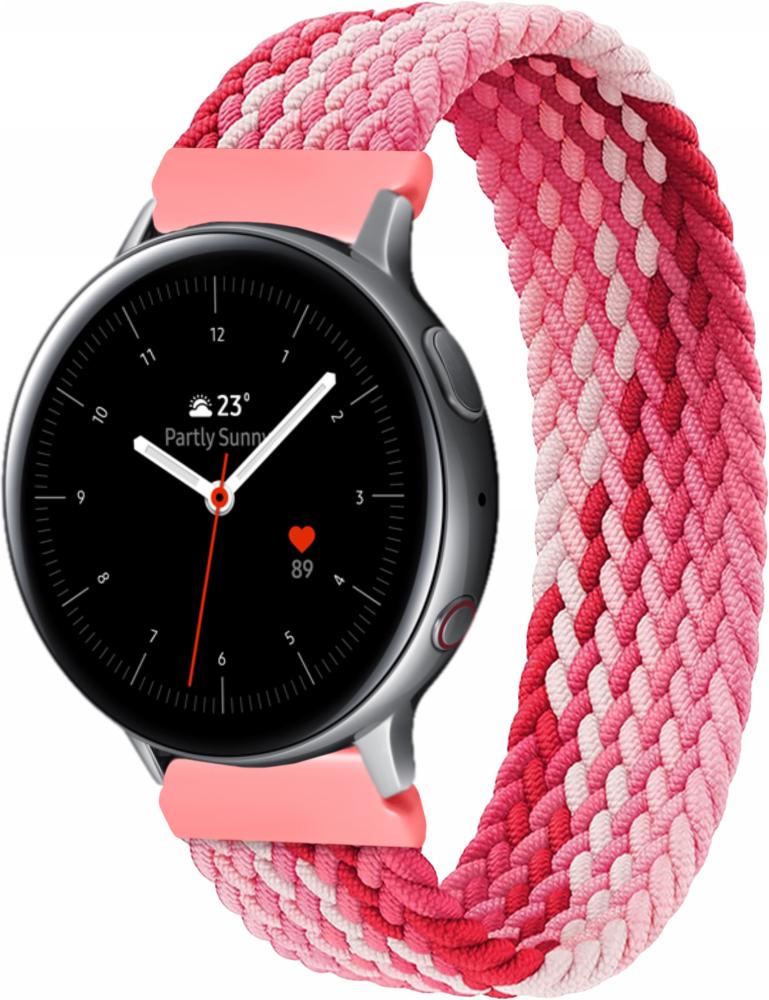 Ремінець Solo Loop Multi для Galaxy Watch Active 2 40/44 мм (135 мм) Pink White (25172-52) Ремінець Solo Loop Multi для Galaxy Watch Active 2 40/44 мм (135 мм) Pink White (25172-52)