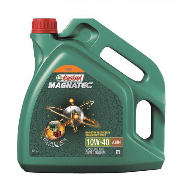 Масло Castrol Magnatec 10W-40 напівсинтетичне 4 л