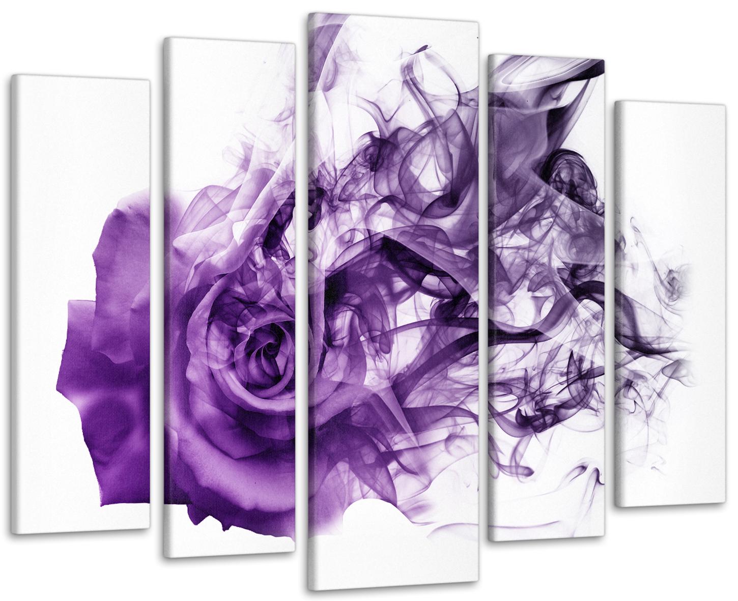 Картина модульная Роза Абстракция 105х150 см (Art-333_5)