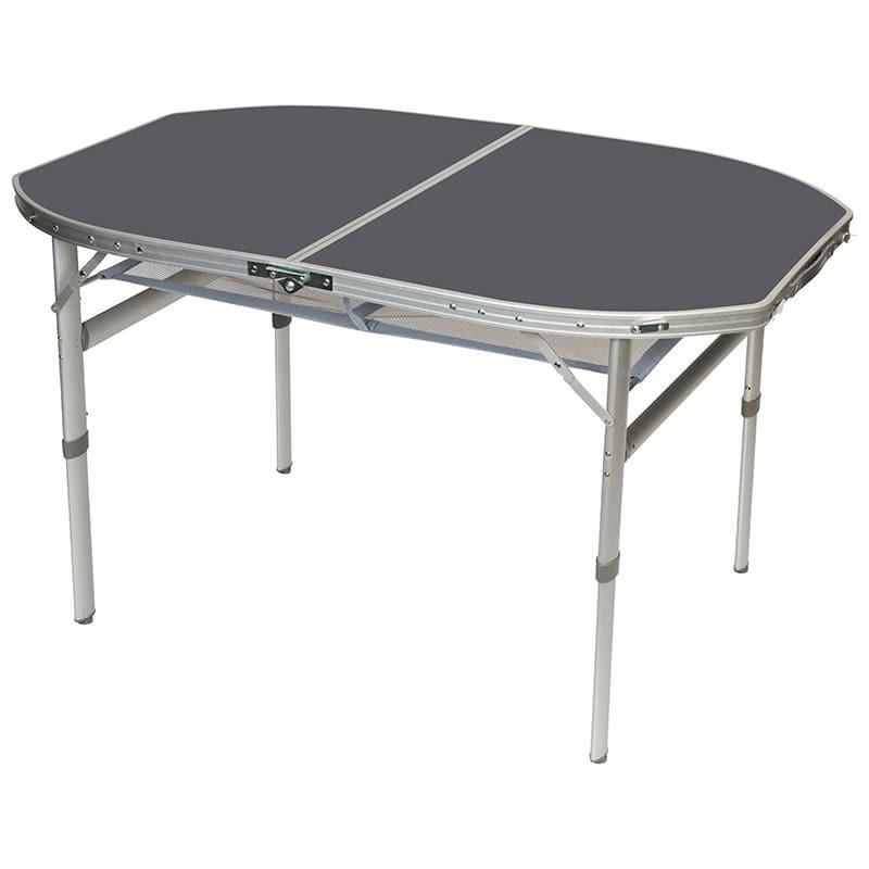 Туристичний стіл розкладний Bo-Camp Case Model Oval 120x80 см Grey (DAS303277)