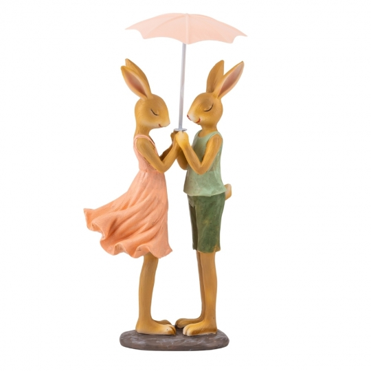 Статуетка Закохані під парасолькою 24 см (2007-267)