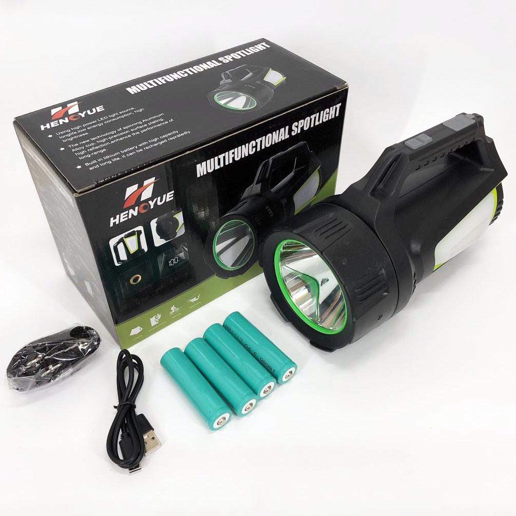 Фонарь кемпинговый T100A-10W 2COB переносной с боковыми LED