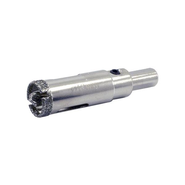 Коронка алмазная по керамограниту/стеклу/керамике с направляющим сверлом Ø 18 мм (504-018) - фото 1 Коронка алмазная по керамограниту/стеклу/керамике с направляющим сверлом Ø 18 мм (504-018) - фото 1