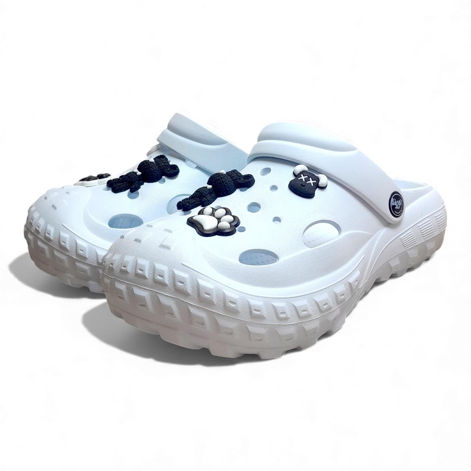 Сабо женские Jose Amorales с массивной рельефной подошвой р. 37 23,5 см Белый (2834103406)