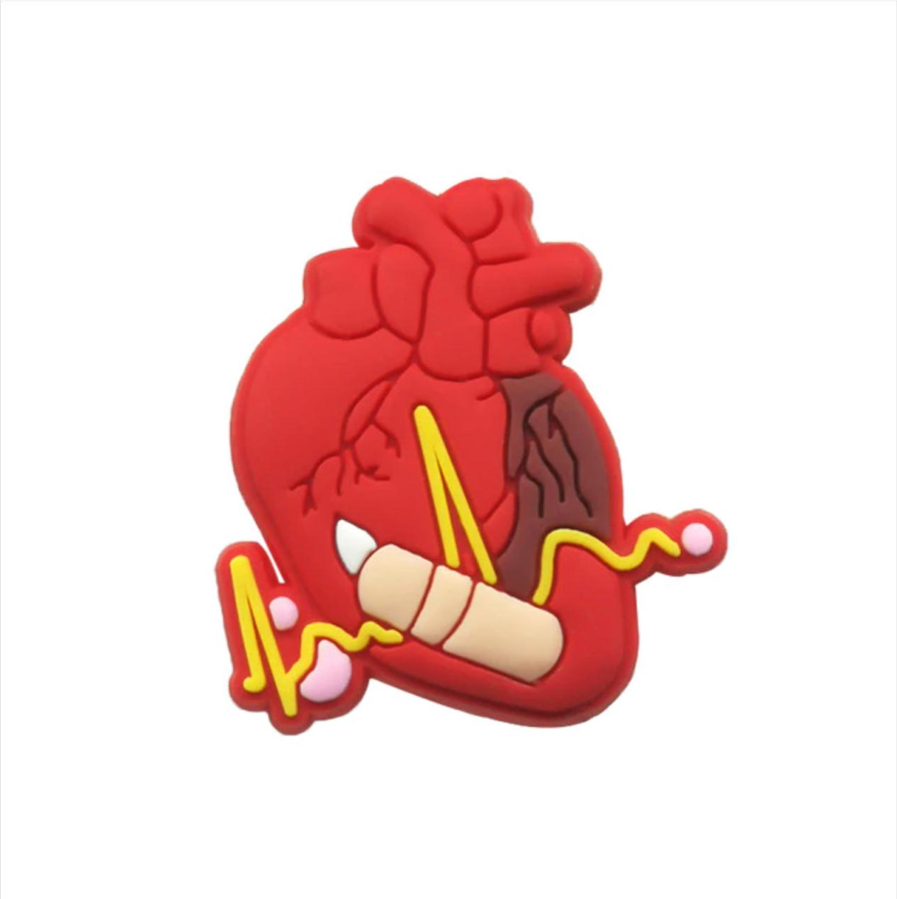 Джибітс для взуття JIBBITZ Heart with plaster № 1017 (JIB1017)