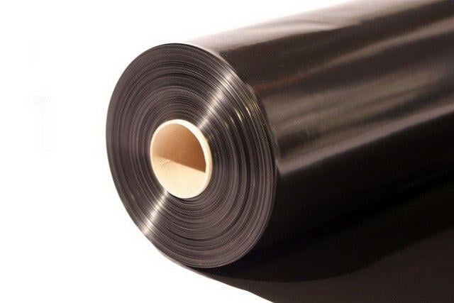 Плівка будівельна поліетиленова 200 мкм відрізна ширина 3 м Чорний (28099461)