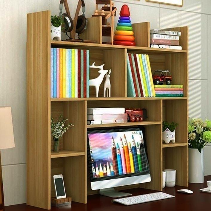 Полка-надстройка настольная из дерева Эвелора тектона (АКД-005024)