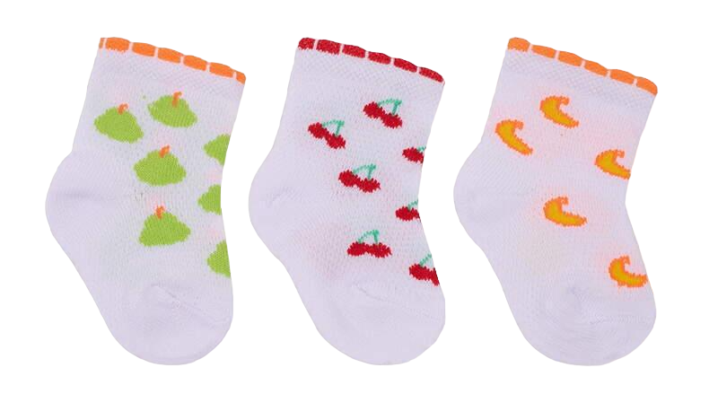 Носки детские хлопковые ажурные для девочки Gabbi NSD-105 р. 8-10 6 пар (90105)