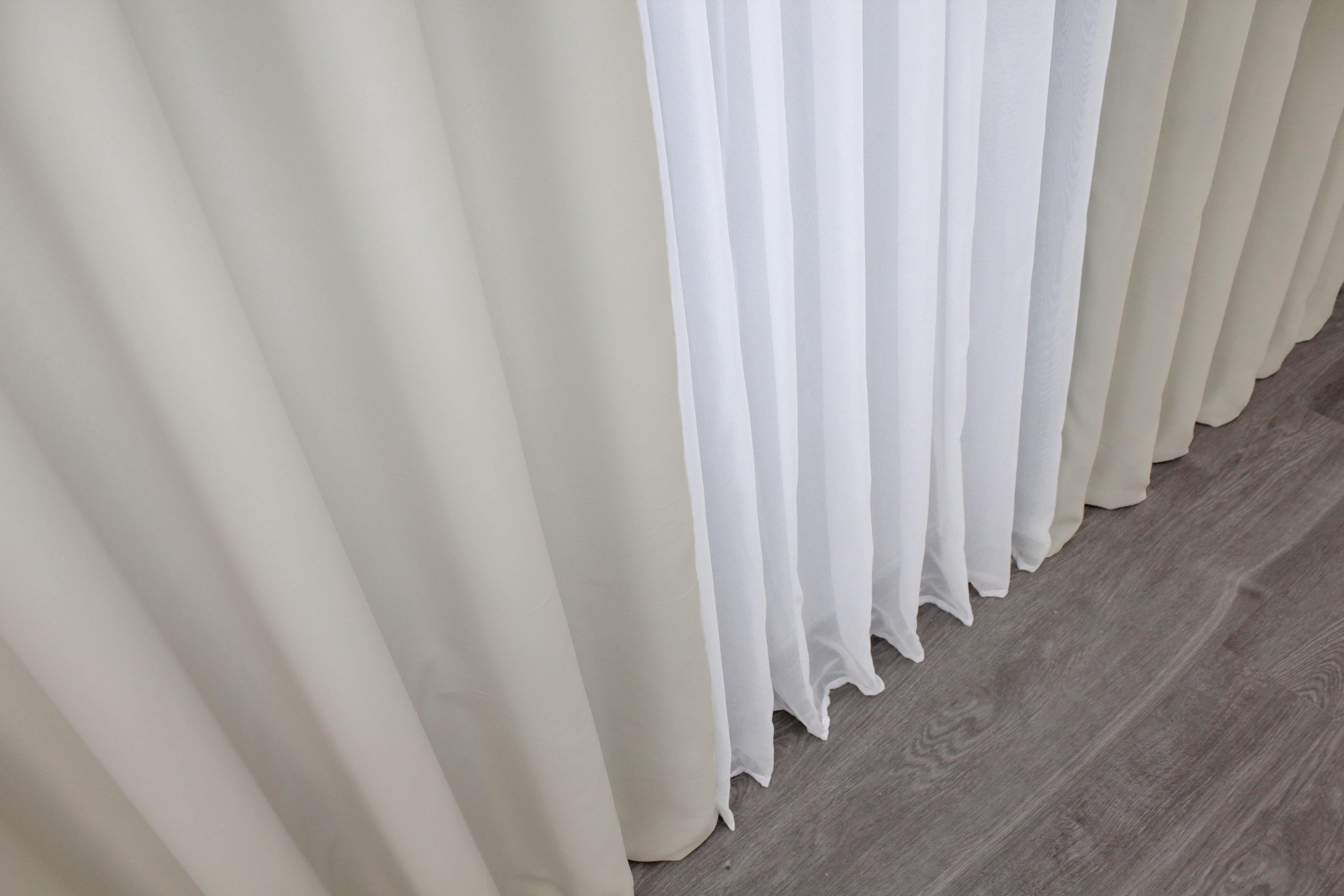 Комплект готових штор VR-Textil Блекаут Bagema Rvs № 1291ш 150х270 см 2 шт. Холодний бежевий (33-0146) - фото 5 Комплект готових штор VR-Textil Блекаут Bagema Rvs № 1291ш 150х270 см 2 шт. Холодний бежевий (33-0146) - фото 5