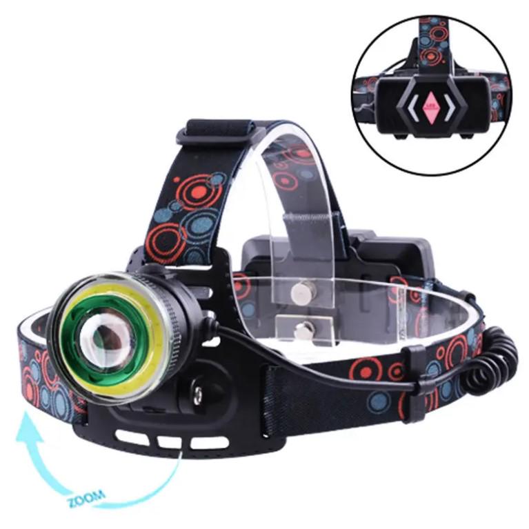 Фонарь налобный аккумуляторный 2х18650 RB 106 Zoom - фото 2