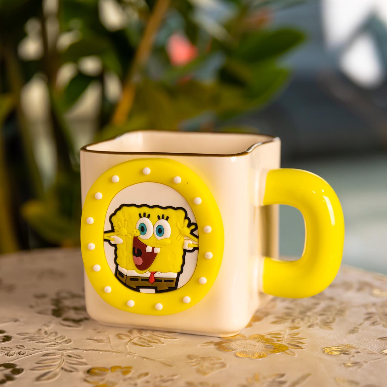 Чашка фарфоровая Губка Боб 500 мл (FM-12Y)