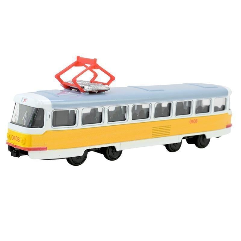 Трамвай инерционный PlaySmart Автопарк металлический 1:87 (IM-176-M-949)