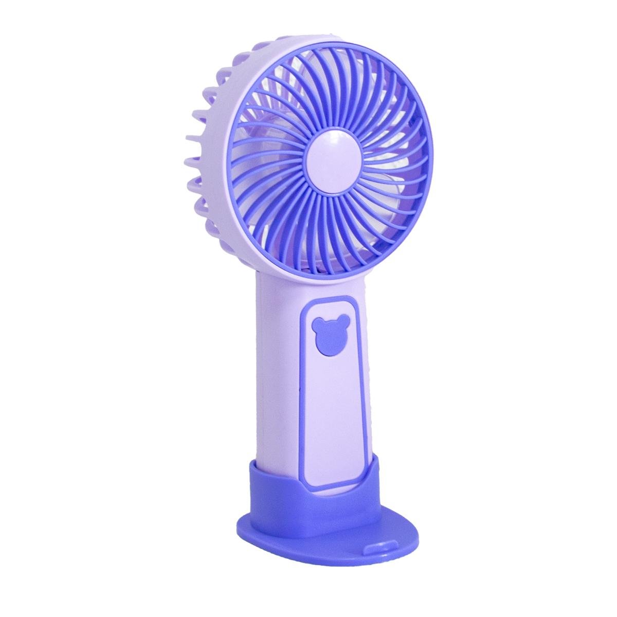 Вентилятор акумуляторний TX265 з підставкою Фіолетовий (1011017-Violet-3) - фото 1