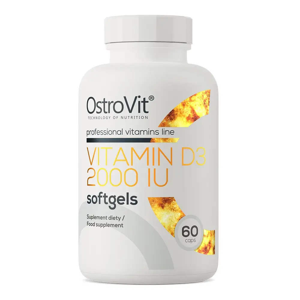 Витамин Д3 OstroVit Vitamin D3 2000 60 капсул