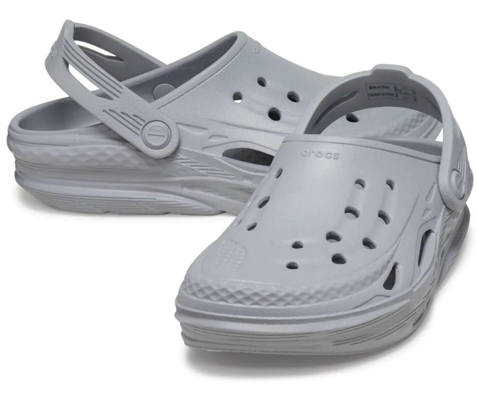 Крокси дитячі Crocs Kids' Off Grid Clog Light Grey р. 38-39 Сірий (22953) Крокси дитячі Crocs Kids' Off Grid Clog Light Grey р. 38-39 Сірий (22953)