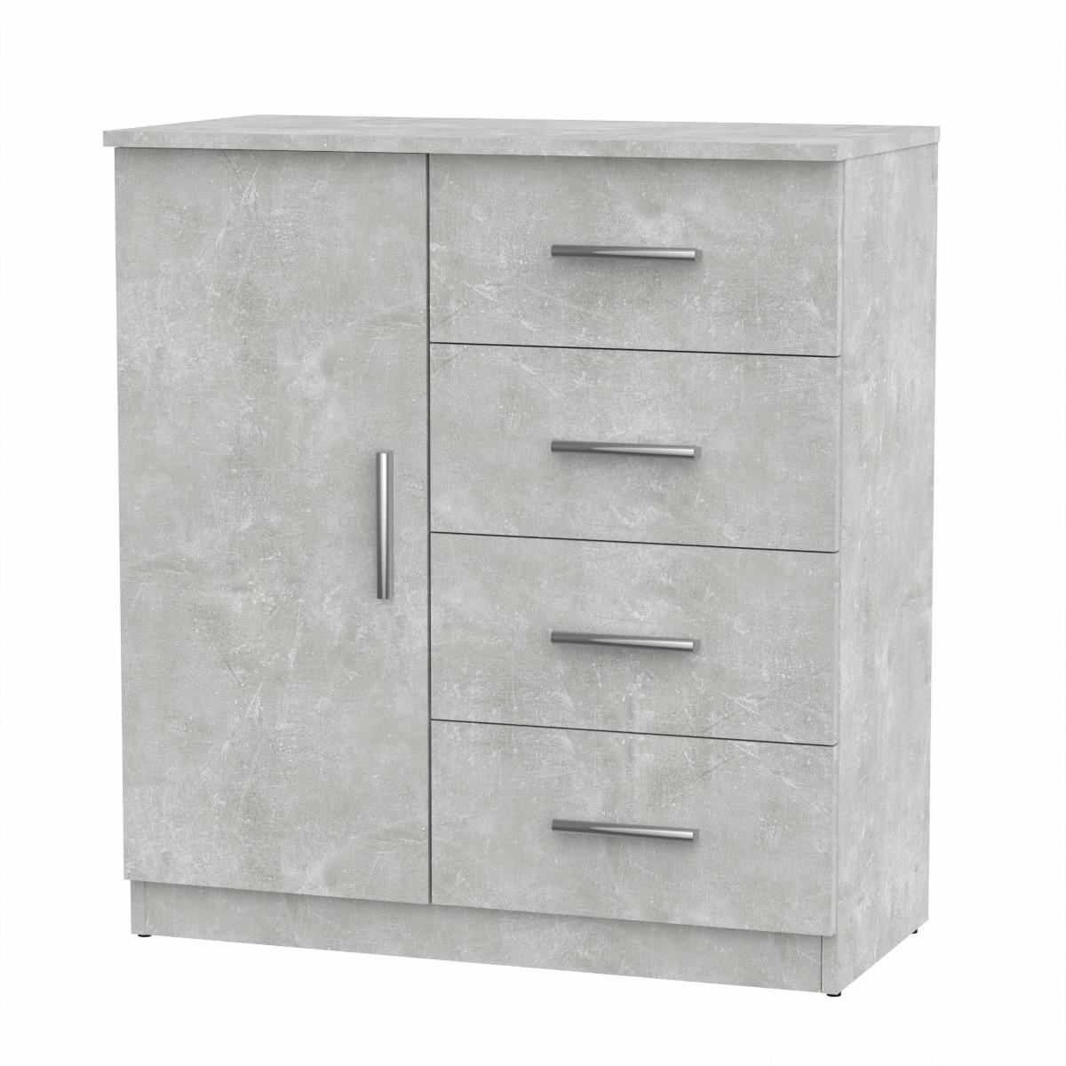 Комод Компаніт 4+1А 78х39х85 см Ательє світлий (25401539)