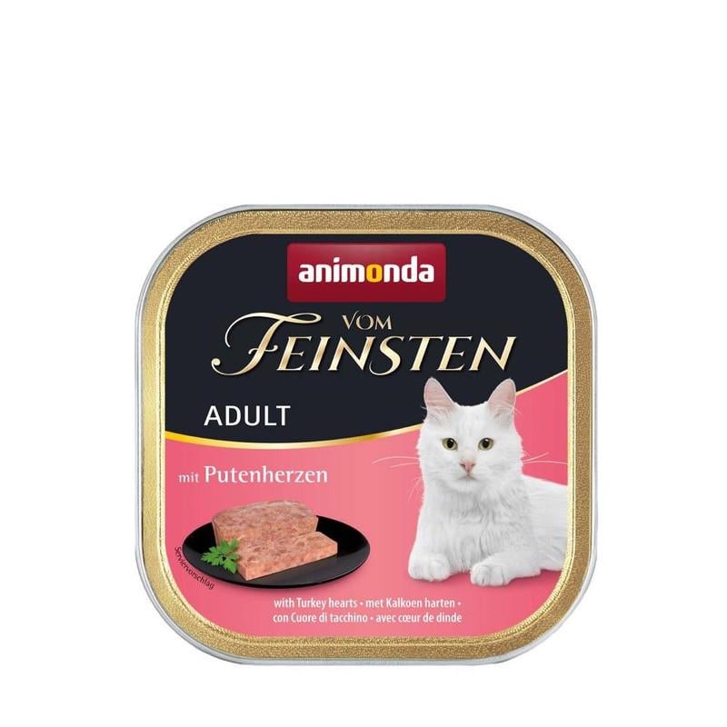 Консервы для кошек Animonda Vom Feinsten с индюшачьими сердцами 100 г (83203)