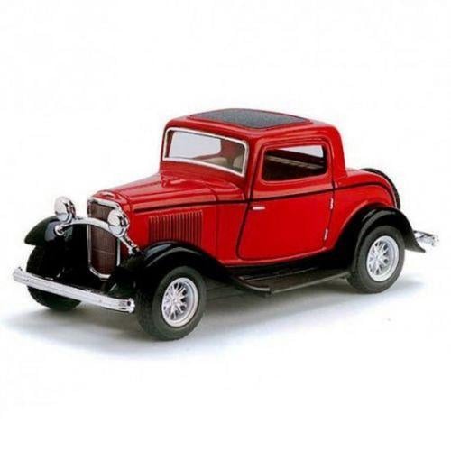 Игрушечная машинка Kinsmart Ford 3 Window Coupe Красный (115491) - фото 1