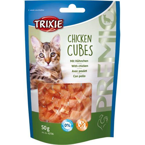 Ласощі для котів Trixie Premio Cheese Chicken Cubes 50 г курка