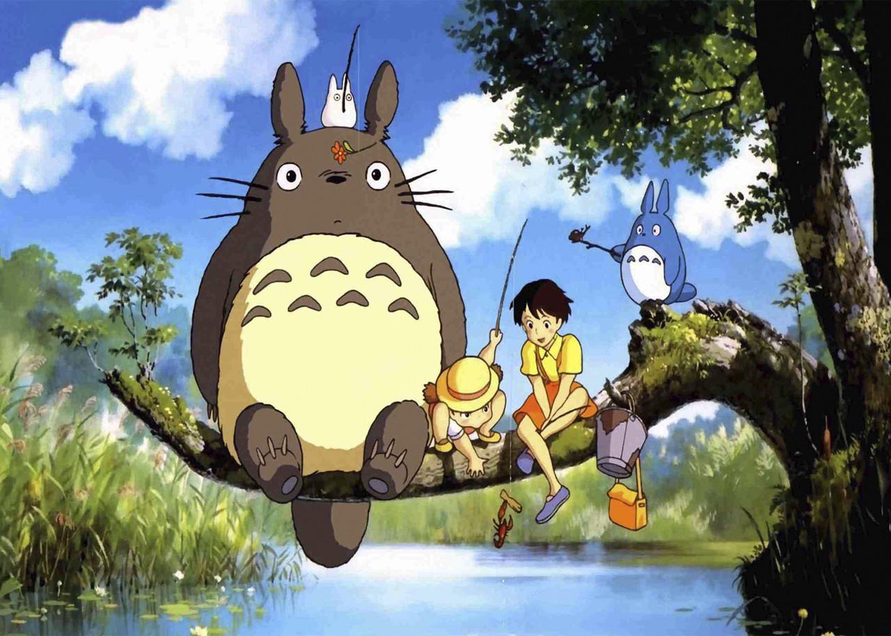 Картина постер Gee! My Neighbor Totoro Мой сосед Тоторо кадр с фильма 60x40 см NT 09.018