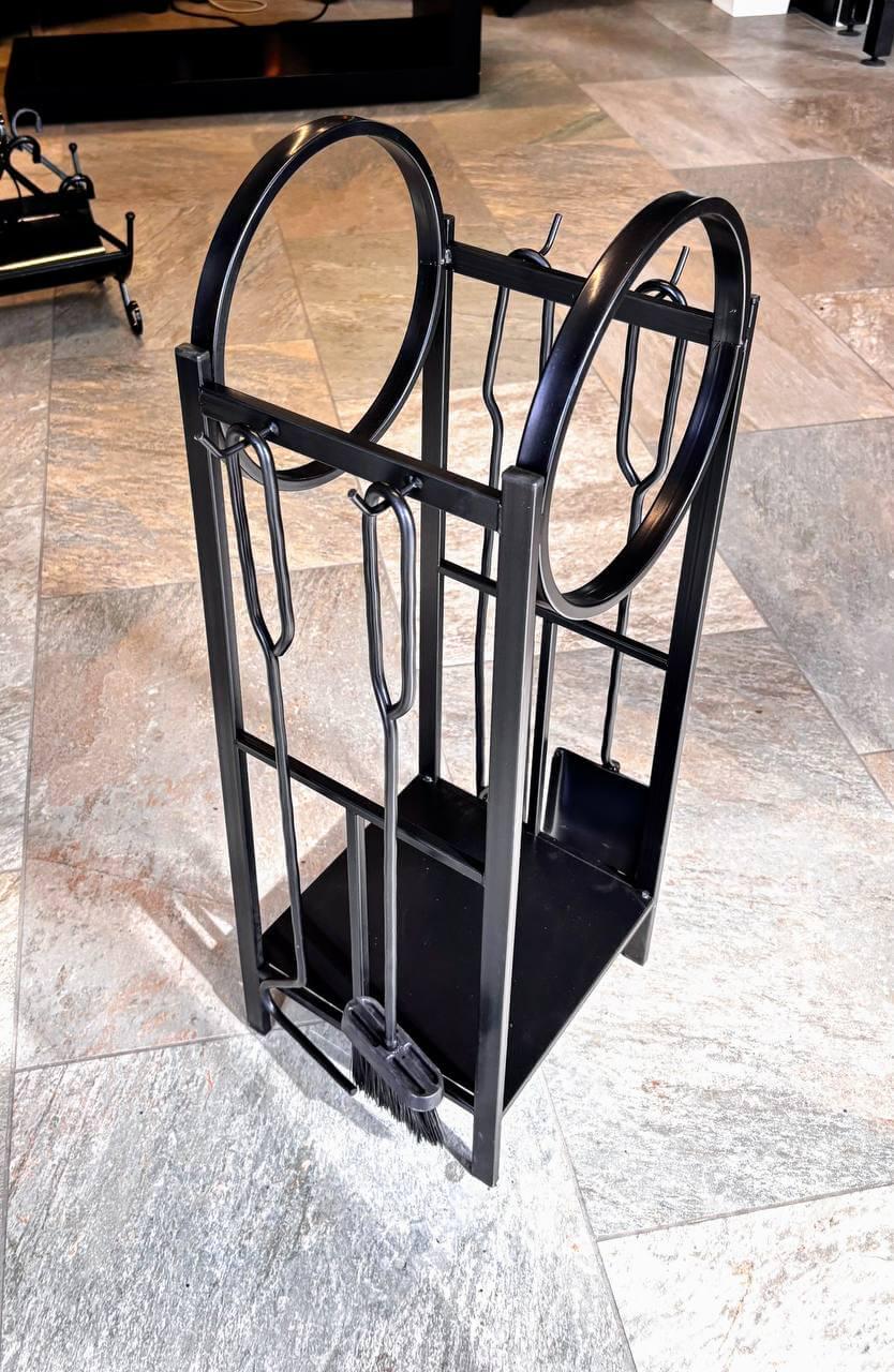 Набір для каміну кований LOFT №8 Чорний (28151071) - фото 5 Набір для каміну кований LOFT №8 Чорний (28151071) - фото 5