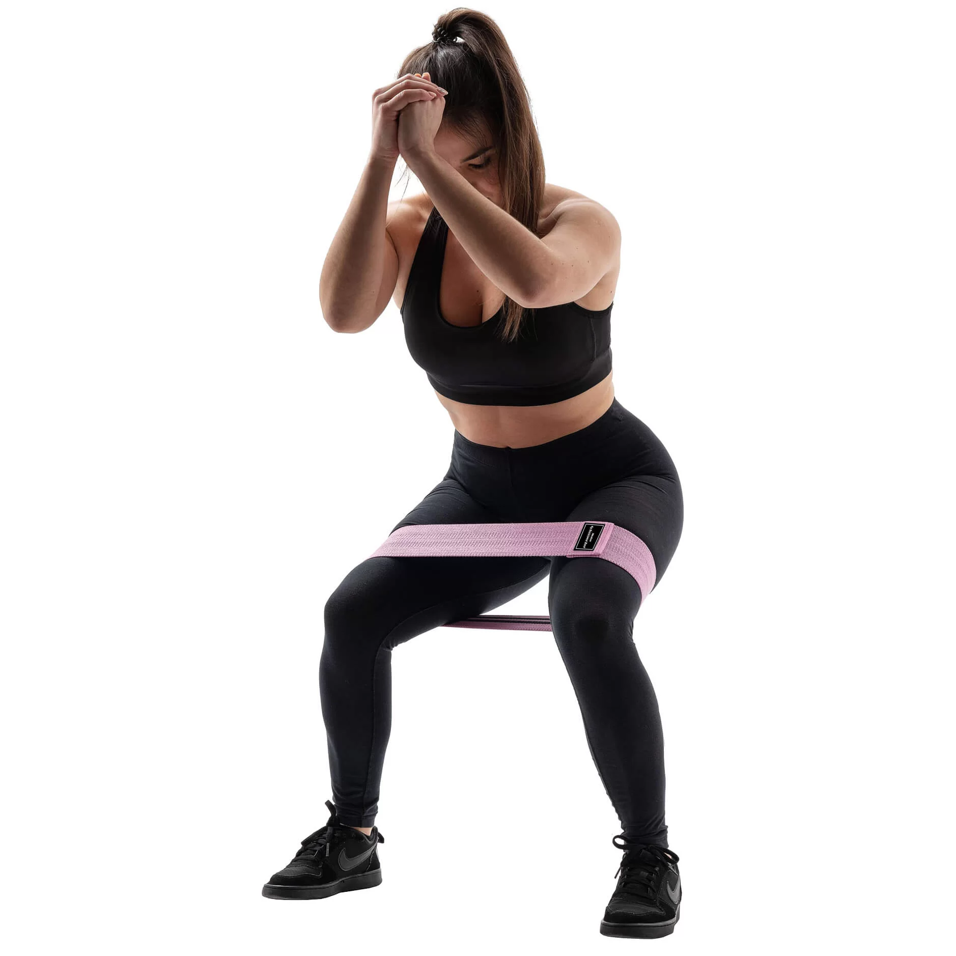 Резинка для фитнеса Zakerda Hip 13-22 кг Розовый (U1007) - фото 3