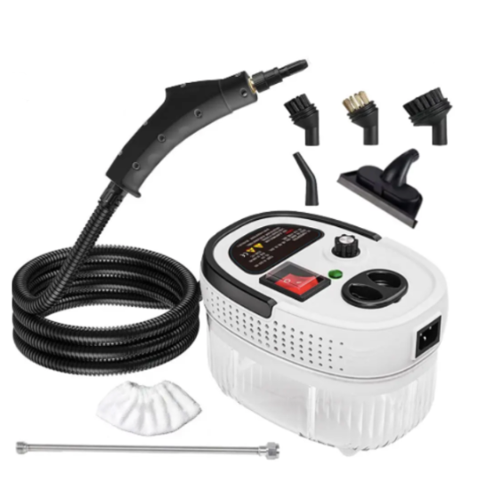 Пароочиститель с насадками Steam Cleaner Белый (GR-04571)