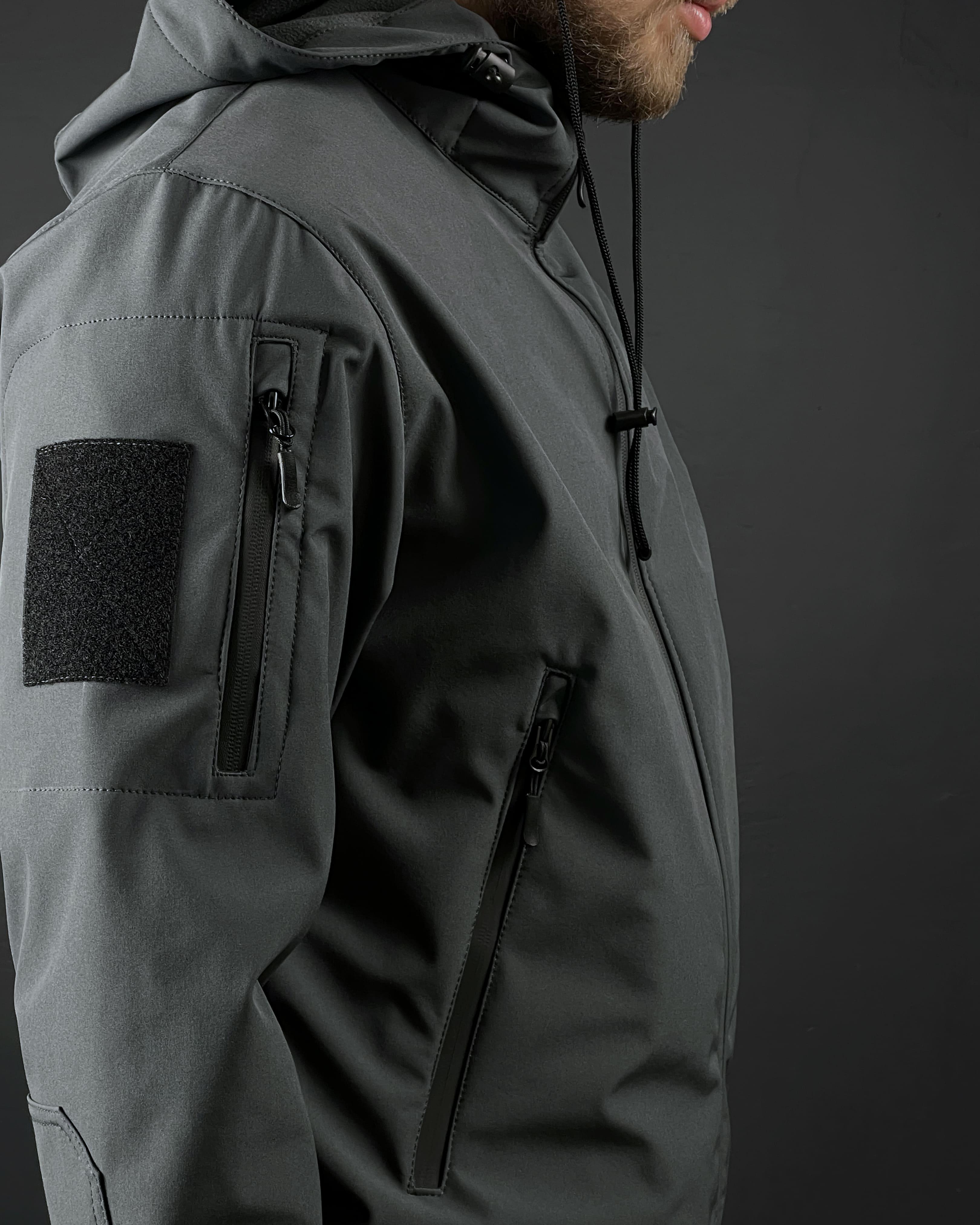 Куртка военная COOPERR Soft Shell II XS Серый (KUR-1.8.XS) - фото 6