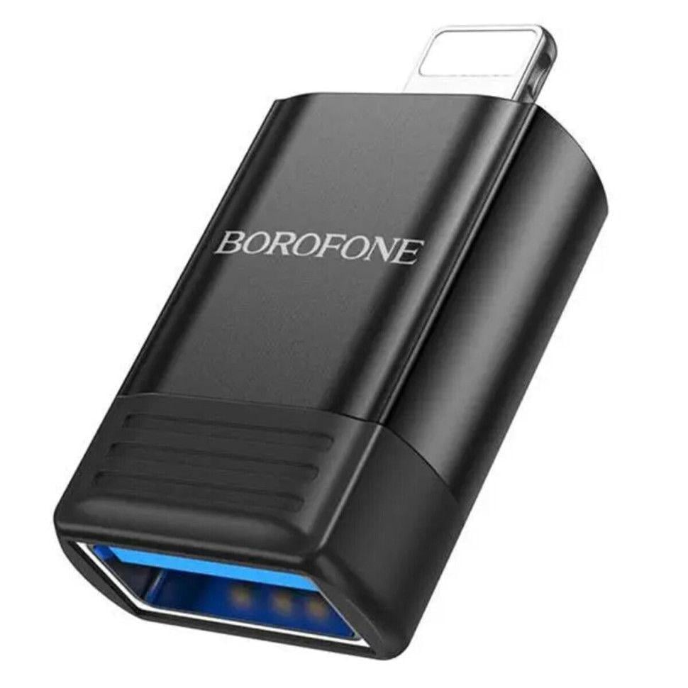 Перехідник Borofone BV18 iP male/USB female USB2.0/70 (20846278) - фото 1