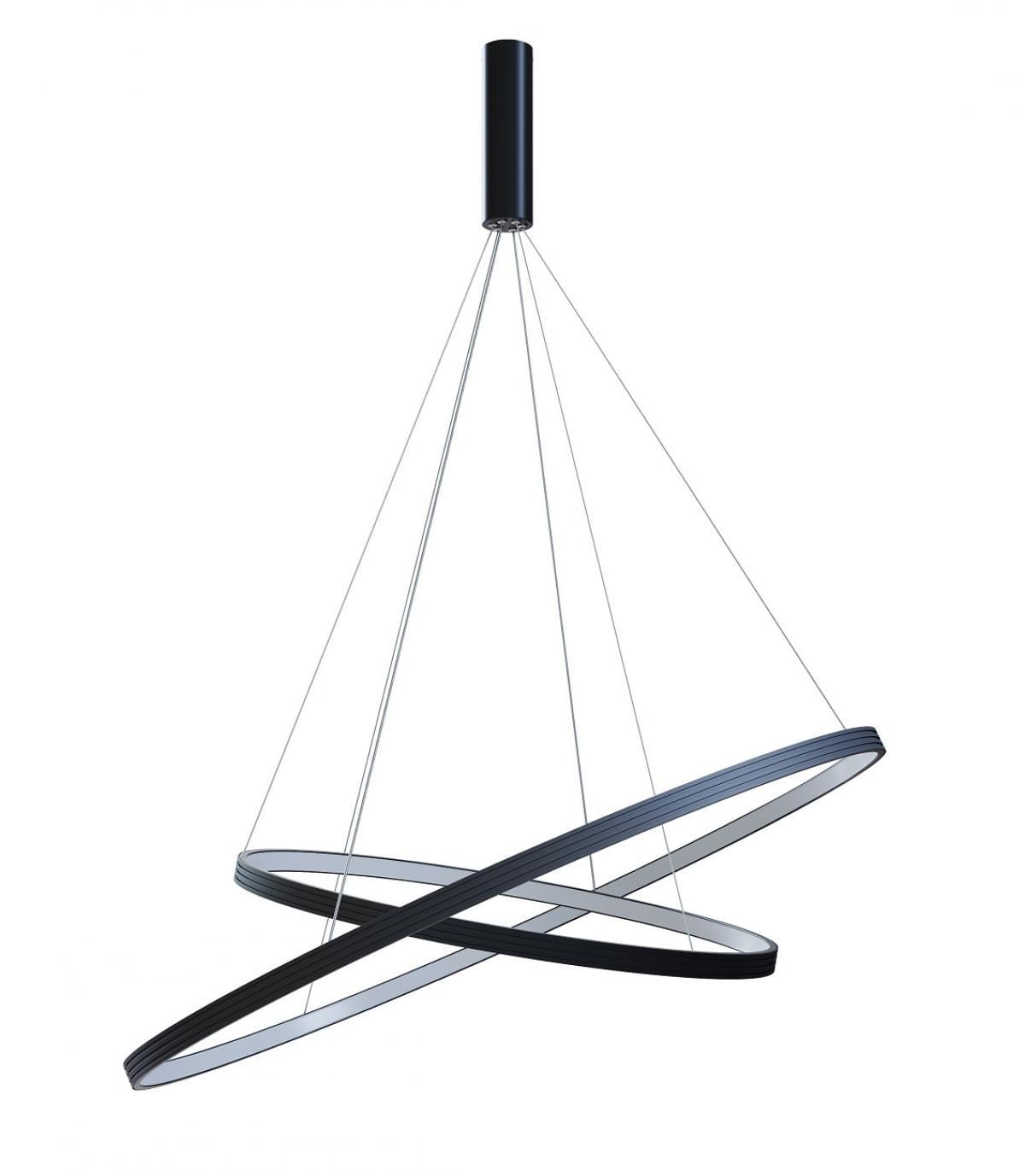Светильник подвесной Kloodi KD-RG DUO 400/600 60 W 3К BK (9422376)