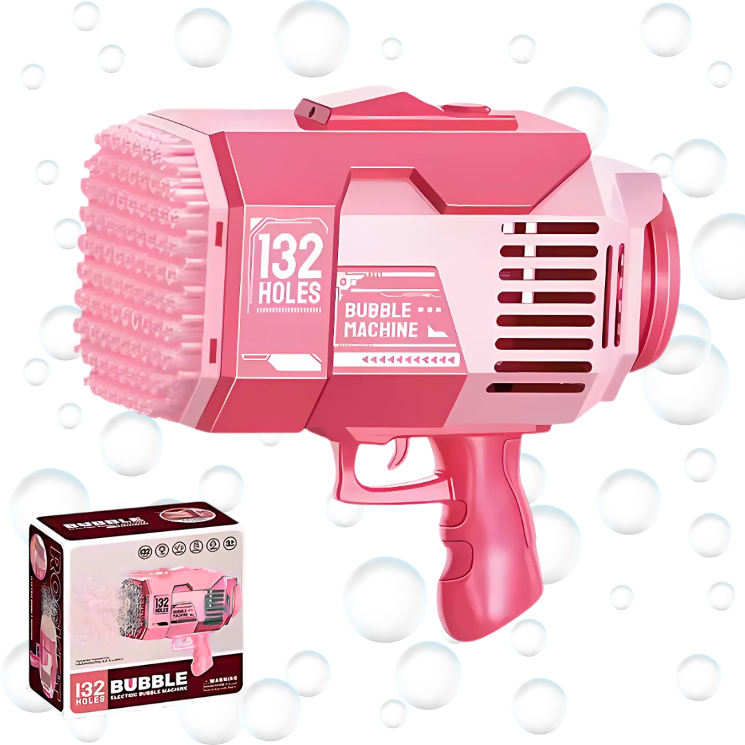 Генератор мильних бульбашок на акумуляторі для дітей Рожевий - фото 5 Генератор мильних бульбашок на акумуляторі для дітей Рожевий - фото 5