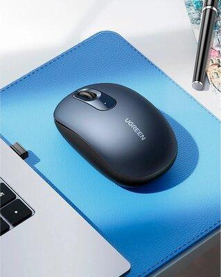 Мышь UGREEN MU105 Wireless Mouse Midnight Blue - фото 3