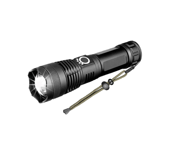 Фонарь ручной VOLTRONIC XHP50 1500Lm IP40 5000 mAh microUSB Black (KY-XHP502)