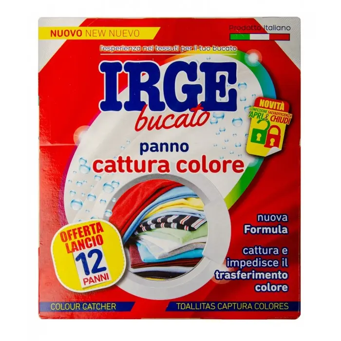 Серветка-пастка IRGE для прання кольорових речей 12 шт .