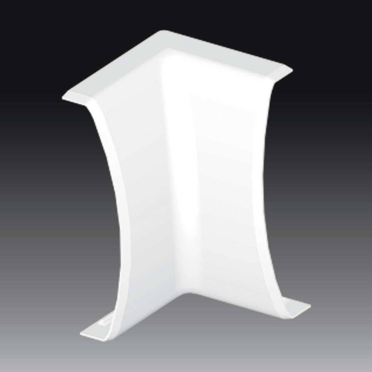 Угол внутренний KOPOS Элегант для короба LE 80x20 мм ПВХ Белый (8775_HB)