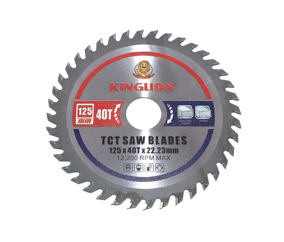 Пильный диск по дереву с твердосплавными напайками 125х40Тх22,23 мм Пильный диск по дереву с твердосплавными напайками 125х40Тх22,23 мм