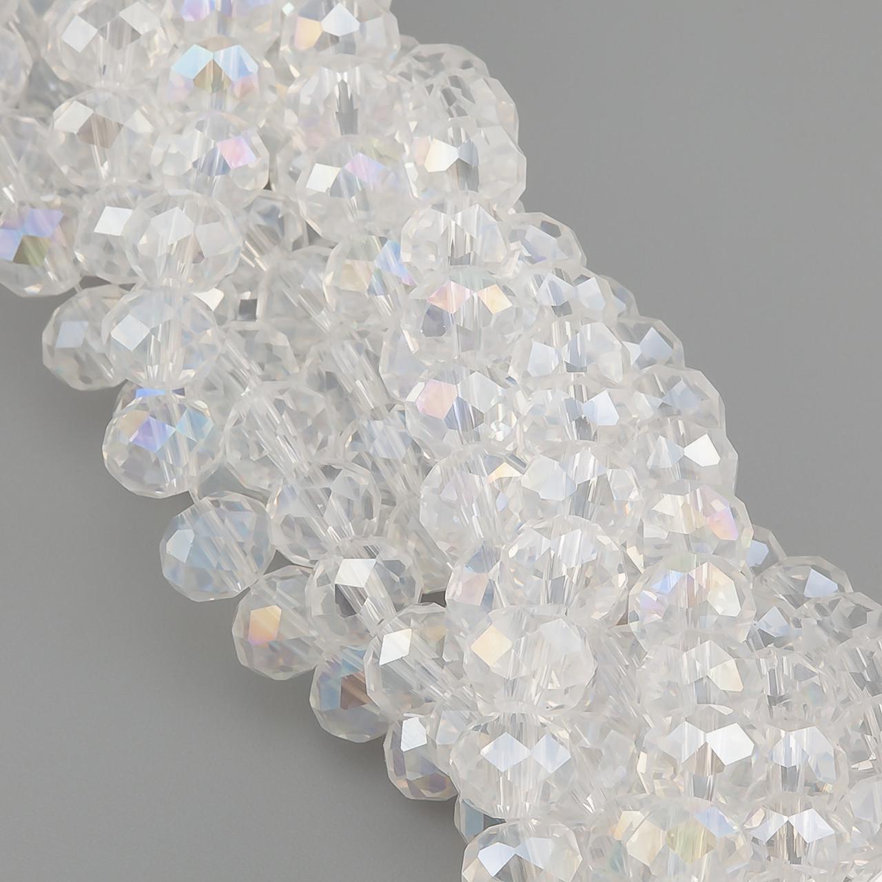 Бусины Swarovski АВ огранки рондель 3,5х3 мм 34 см 124 шт. Прозрачный (БС3027а50) Бусины Swarovski АВ огранки рондель 3,5х3 мм 34 см 124 шт. Прозрачный (БС3027а50)