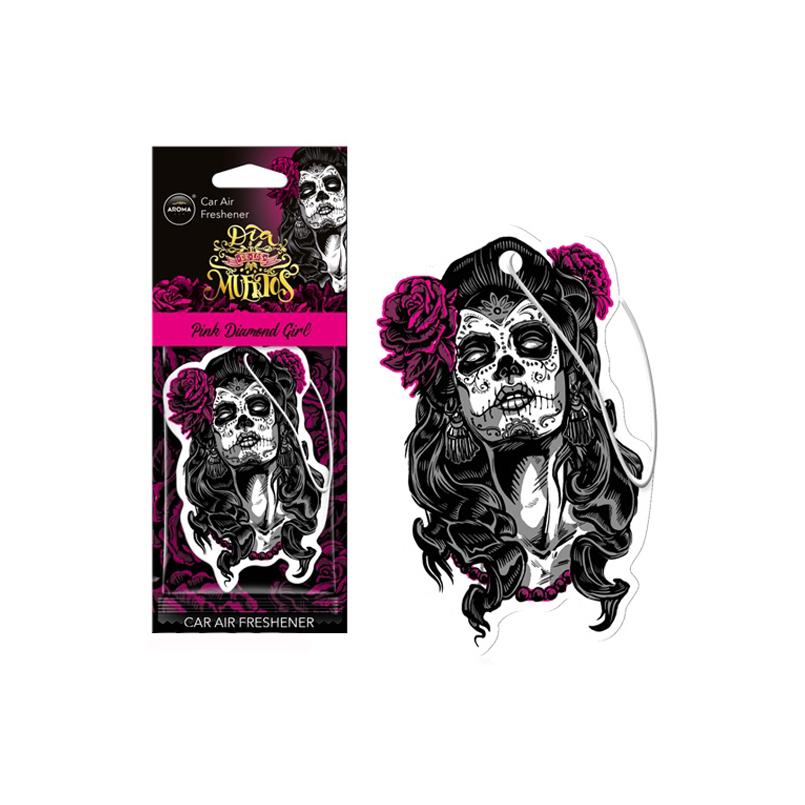 Ароматизатор Aroma Car Cellulose Dia Los Muertos Diamond Girl Blue (34456)