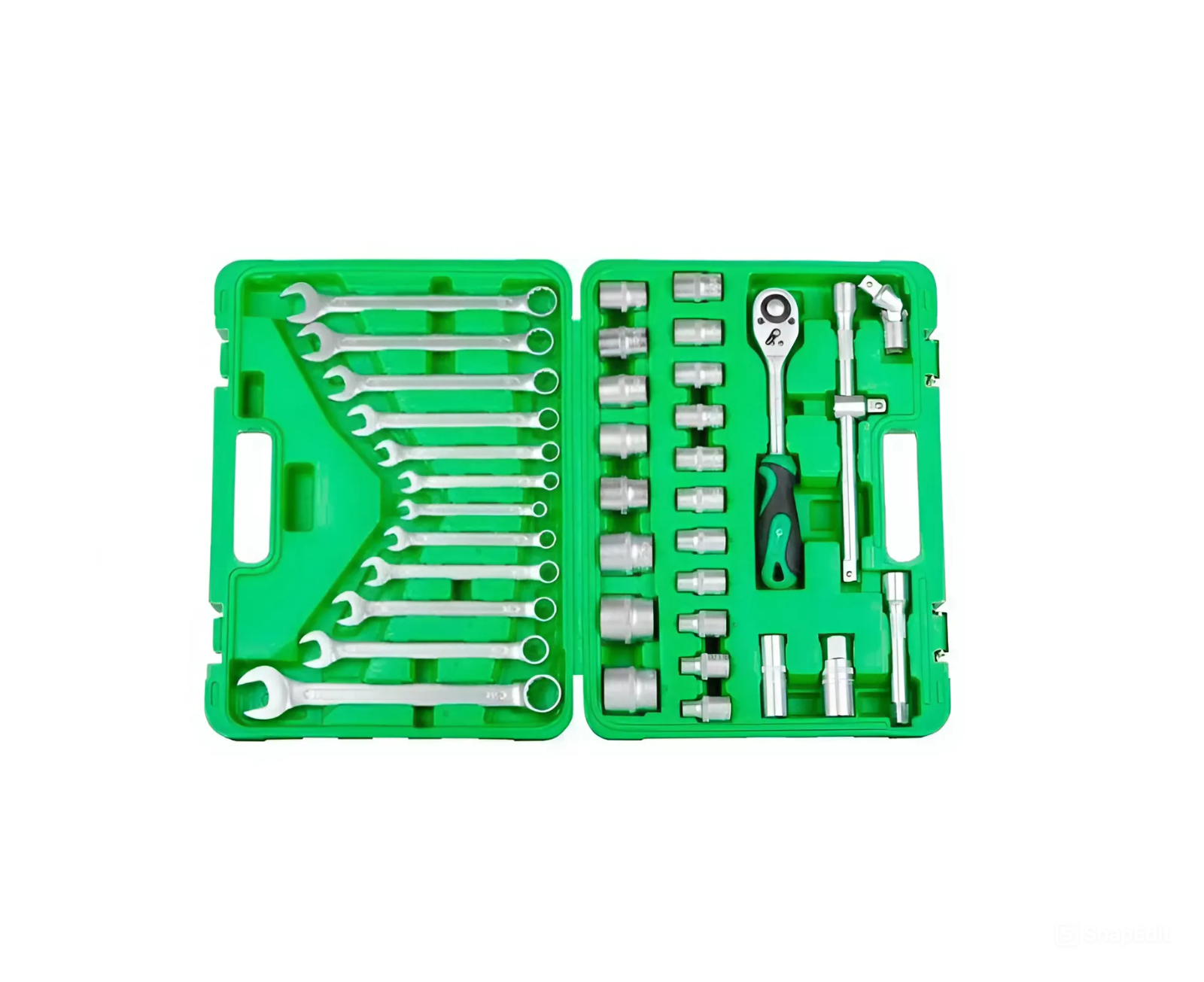 Набір інструментів Intertool 1/2" 38 од. Зелений (ET-6038SP)