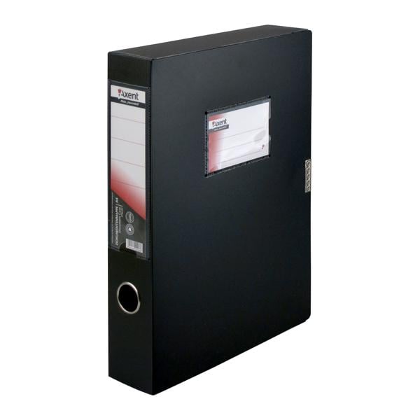Папка-бокс Axent A4 60 мм полипропилен Черный (1760-01-a)
