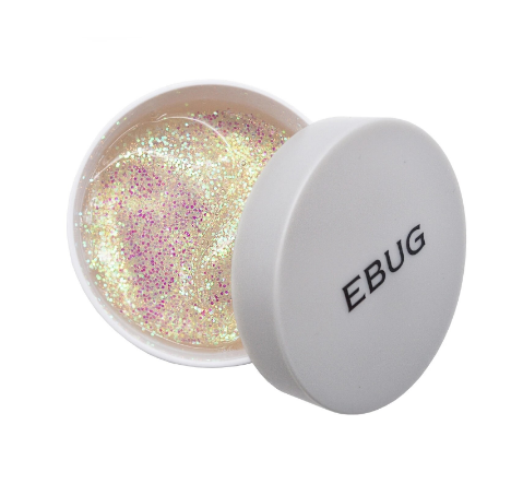 Корейские патчи от темных кругов EBUG CRYSTAL ICE з блестками 60 шт.