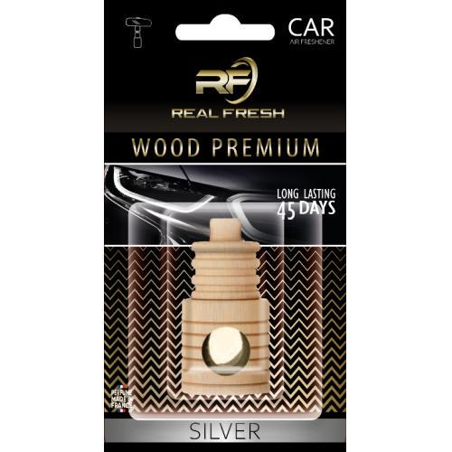 Освежитель воздуха REAL FRESH WOOD PREMIUM жидкий Silver 5 мл