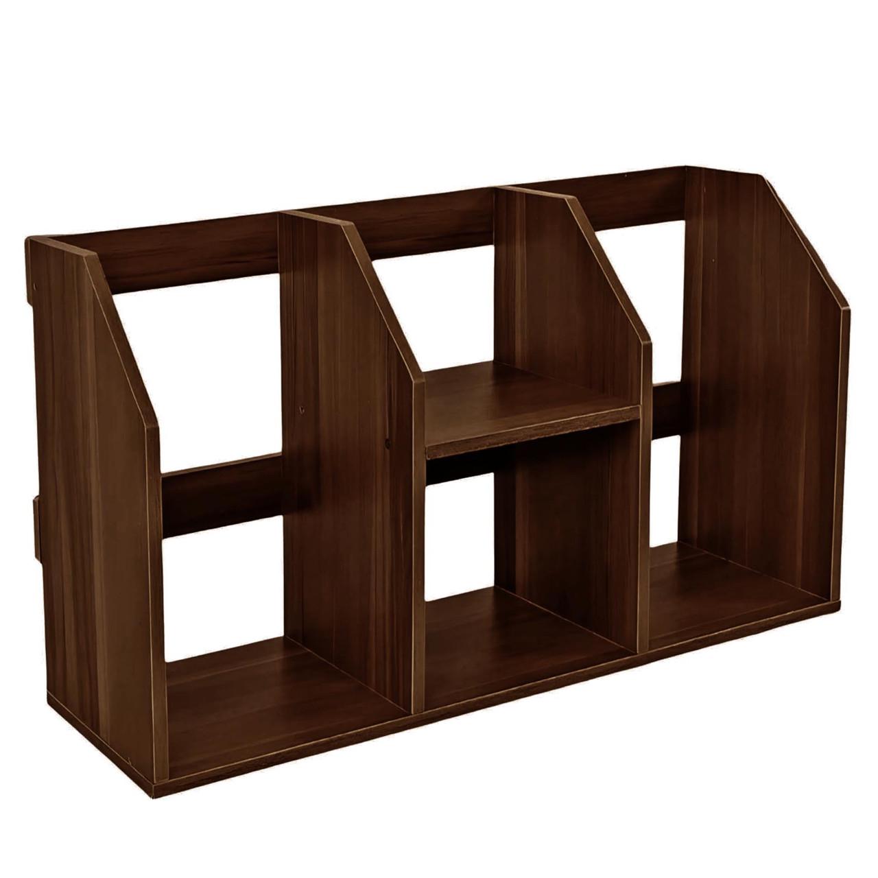 Полиця книжкова настільна з дерева Сетолі Терракот (КПА-002632) Полиця книжкова настільна з дерева Сетолі Терракот (КПА-002632)