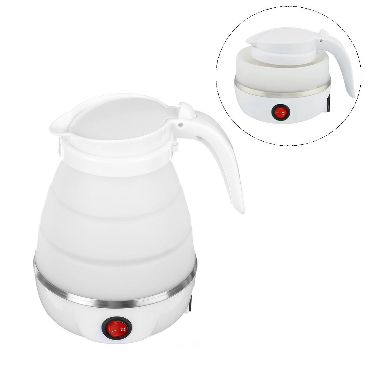 Электрочайник Travel Electric Kettle YS-2008 силиконовый складной 0,6 л 600W Белый (5629) - фото 10