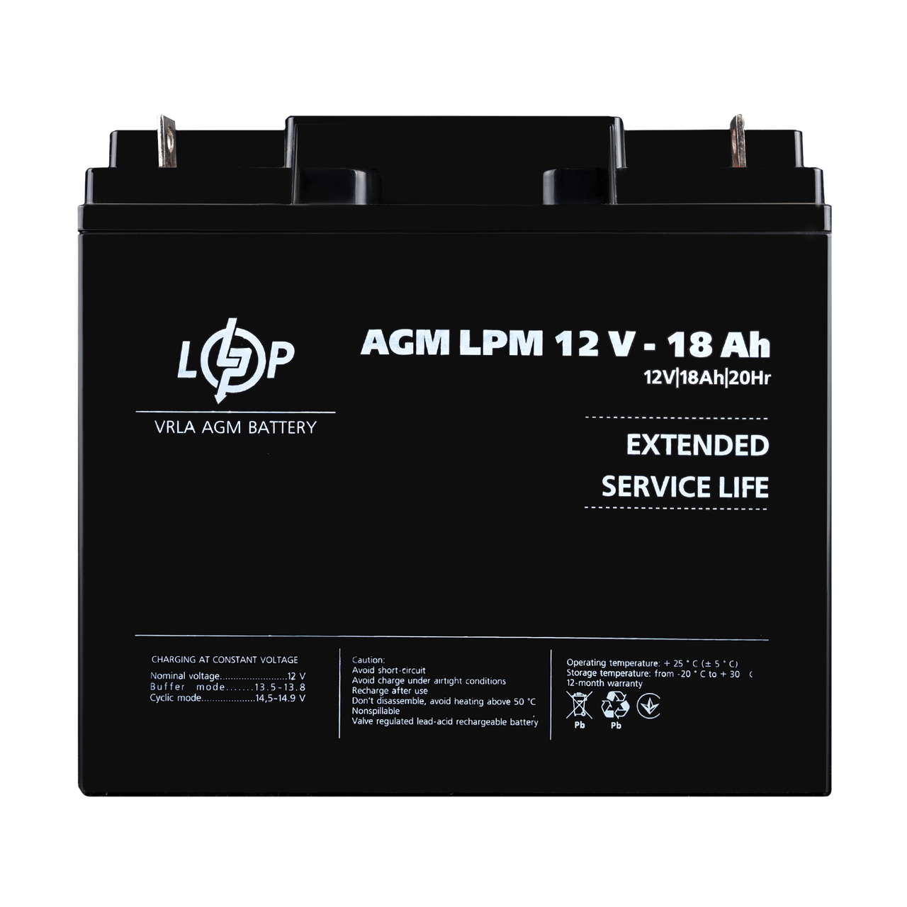 Аккумулятор AGM LPM 12V-18 Ah (28152165)